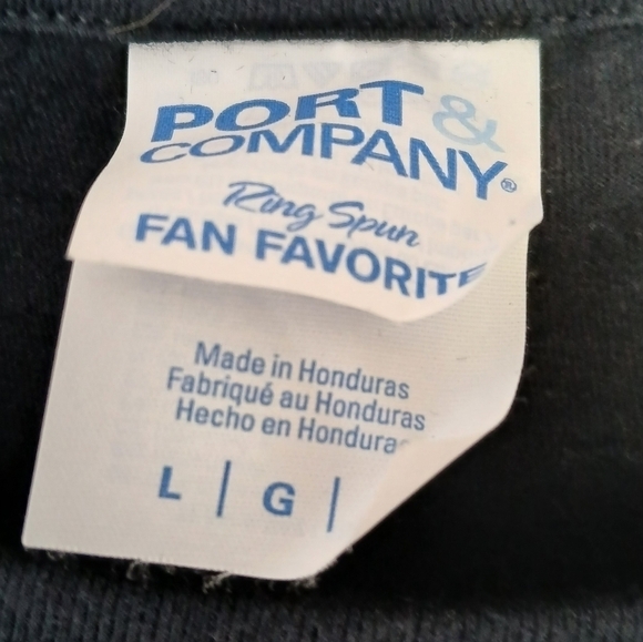 Port & Company T-Shirt LA Art Pop Culture Work Crew Neck Soft Jersey Cotton - Picture 5 of 9